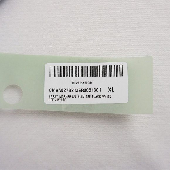 New With Tags Off-White Spray Marker Logo Short-Sleeve T-Shirt Men's XL - Picture 12 of 13